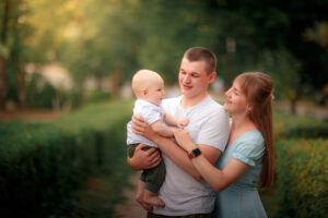 Лёва и родители