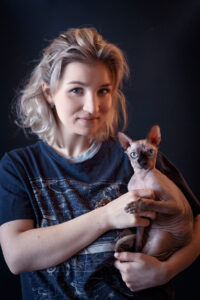 Настя и её… пушистики — Фея и Айка